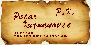 Petar Kuzmanović vizit kartica